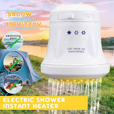 Shop water heaters at a reasonable price! St 08 3800w 5400w 110v 220v Electric Shower Head Tankless Instant Hot Water Heater Hose Bracket Mega Promo 4512f Goteborgsaventyrscenter