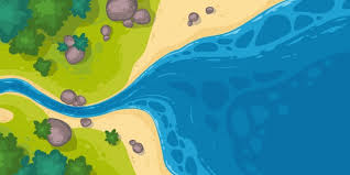 Harry bruce's cartoon of the day and readers have their say on current events. Free Vector River Flow Into Sea Or Pond Top View Cartoon Narrow Riverbed Going To Wide Water With Rocks