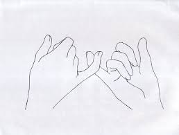 Couples pinky promise phone case set. Pinky Promise Tattoo Drawing