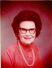 Obituary information for Florence Ruth Garner