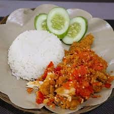 Cara membuat sambal ayam geprek bensu: Resep Sambal Ayam Geprek Bensu Rectangle Circle