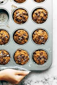 This recipe for pumpkin breakfast muffins is based on our beloved recipe for banana oatmeal muffins, first published in 2015. Favorite Pumpkin Muffins Recipe Pinch Of Yum