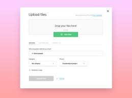 Upload Files Popup Upload File App Development Design Web App Design
