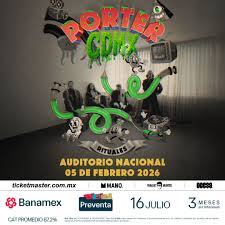 PORTER SE PRESENTA EN EL AUDITORIO NACIONAL.