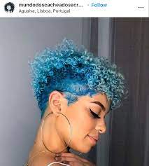 Frozen Blue Curly Mohawk Purple Natural Hair Light Blue Hair Dye Blue Natural Hair