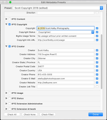 This info shows in the camera raw properties, so you can see the start of this edit documented: How To Update Your Lightroom Copyright Info To 2019 Lightroom Killer Tips