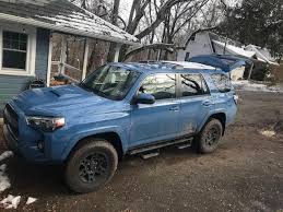 Check out the 2018 toyota trd pro 4runner in the new cavalry blue, this color has grown on me and i have to say it looks sweet. 4runner Trd Pro Calvary Blue Got This 2 Months Ago Decided To Show The Reddit 4runner Community 4runner