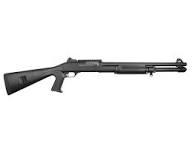 Cyma M1014 Tri-Barrel Shotgun (Fixed Stock - Black - CM370) - UK Airsoft