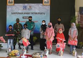 Dari pengungsi menjadi yatim piatu. Infopublik Baznas Sleman Serahkan Santunan Pada 500 Anak Yatim Piatu