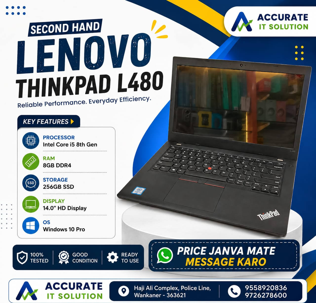 Lenovo ThinkPad L480 product image