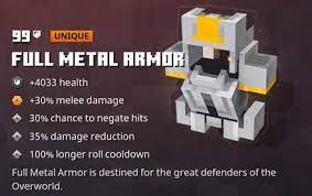 Armor for minecraft dungeons features different armor that grants defensive properties and additional bonuses or effects to the player's hero. How To Get All Unique Armor Minecraft Dungeons Game8