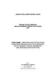 Sekolah kebangsaan seri tronoh, jalan besar, 31750 tronoh, perak. Kajian Tindakan Sains Sk