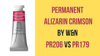 Winsor & Newton replaces PR206 with PR179 in Permanent Alizarin Crimson:  how different are they?