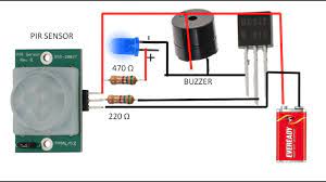 Circuit diagram for infrared motion detector circuit. How To Make Motion Sensor Alarm Youtube