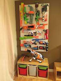 Materials needed for nerf gun storage rack. Nerf Gun Organizer Ideas 43 Best Nerf Guns Images On Pinterest Firearms Weapons I D Love It If You All Could Post A Link To Amazon With The Best
