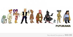 Star Wars Futurama Futurama Star Wars Love Star Fox