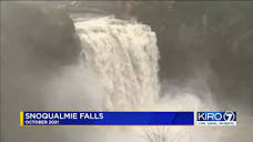 VIDEO: Snoqualmie Falls roaring after atmospheric river – KIRO 7 ...