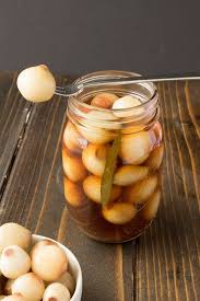 English Pickled Onions Culinary Ginger Pickled Onions Pickling Recipes Pickle Onions Recipe