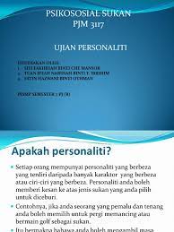 We did not find results for: Presentation Ujian Personaliti