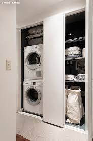 Stackable washers and dryers or apartment washers and dryers are perfect for those tight spaces. 9 Small Laundry Room Ideas For The Tiniest Of Apartments Architectural Digest