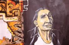 Sold at Auction: ARTHUR COTTON MOORE (American, 1935-2022). Two works:  Composition and Portrait, Oil