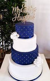 See more ideas about wedding cakes, royal blue wedding cakes, royal blue wedding. Navy Cream Floral Wedding Ideas Royal Blue Wedding Cakes Navy Blue Wedding Cakes White Wedding Cakes