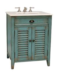 In reality, these understated units can make or break a bathroom's visual impact. 26 Inch Bathroom Vanity Vintage Casual Style Distressed Blue 26 Wx21 75 Dx34 H Ccf28883bu