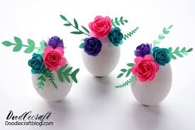 Chris hayner june 13, 2017, 1:37 p.m. Cricut Joy Rolled Paper Flowers On Easter Eggs