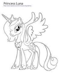 Rainbow dash mewarnai little pony. Gambar Mewarnai My Little Pony Princess Luna