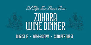 Zohara Wine Dinner