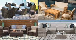 The Wayfair Patio Furniture Sale Is Huge Here S What To Buy For Your Yard Fatherly Wayfair Patio Furniture Patio Furniture For Sale Outdoor Furniture Sets