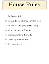Pin By Jessica Thomas On Words Parenting Rules House Rules Rules For Kids