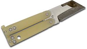 Check spelling or type a new query. Nathan Dewey Custom Gremlin Balisong 2 154cm Reverse Tanto Blade Sand Ghost G10 Handles No Clip Knifecenter Discontinued