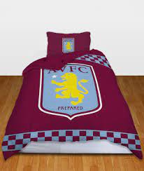 Aston Villa Reversible Duvet Set Single Duvet Sets Aston Villa Villa