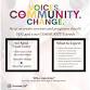 Voices. Community. Change. event image