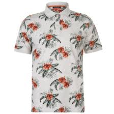 Pierre Cardin Tropical Polo Shirt Mens Gents Classic Fit Tee