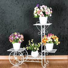 Rak pasu bunga 3 tingkat besi hollow lapis dengan anti karat #rakpasubungahitam #rakbesi #rakbunga #rakbarang. Nice Item Euro Style Flower Pot Rack 4 Tier Trolley Styl Rak Bunga English Style Rakbunga Shopee Malaysia