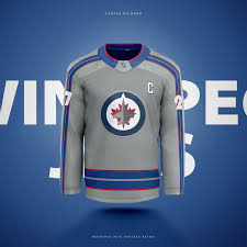 A throw back to 1979 honoring the jets' first year in the league. Winnipeg Jets Reverse Retro Concept Nhl