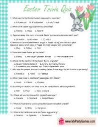 Trivia quizzes are a great way to work out your brain, maybe even learn something new. Free Printable Easter Trivia Quiz Game Easter Printables Free Easter Quiz Easter Scriptures