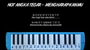Lagu ini dinyanyikan oleh penyanyi bernama tegar. Not Pianika Tegar Mengharapkanmu Youtube