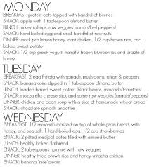 7 Day Clean Eating Meal Plan W Shopping List Amp Recipes Included 7 Day Meal Plan Healthy Meal Plans Meal Planning