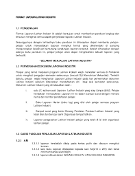 Laporan bulanan yang dibuat oleh kepala seksi pelayanan nnn berisi barang yang datang secara mingguan sesuai dengan jadwal kontrak report contoh format laporan investigatif. Format Laporan Lifix