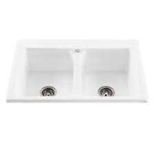 Add a modern touch to your kitchen with an elegant sink, made from 80% natural quartz for maximum durability with the look and feel of real stone. Kitchen Sinks Drop In White Kitchen Bath Design Center San Jose Santa Clara California