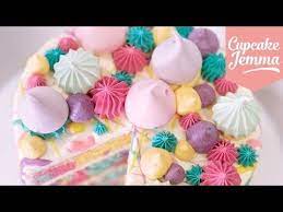 Rainbow Pastel Marble Splat Cake Cupcake Jemma Youtube Regenbogentorte Regenbogen Kuchen Bunter Kuchen
