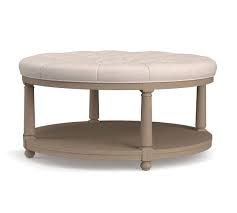 Surely, the idea of having an ottoman coffee table may not occur in your mind. Berlin Round Ottoman Pottery Barn