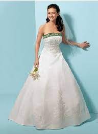 Off White Green Sash Wedding Dress Alfred Angelo Wedding Dress Ball Gowns Wedding Green Wedding Dresses