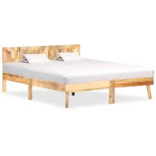 Holzbett erhöhtes bett mit lattenrost massivholzbett seniorenbett bettgestell. Vidaxl Bettgestell Mango Massivholz 180x200 Kaufland De