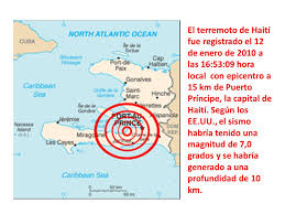 El 12 de enero de 2010 un devastador terremoto de magnitud 7.3 en la escala richter ha golpeado el país de haití. Un Pais Destrozado El Terremoto De Haiti Fue Registrado El 12 De Enero De 2010 A Las 16 53 09 Hora Local Con Epicentro A 15 Km De Puerto Principe La Ppt Descargar