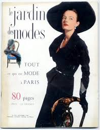 Le Jardin Des Modes 1948 N 323 Bernard Blossac Cover 1940s Fashion Vintage Magazines Fashion Design Sketches
