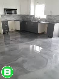 Epoxy Kitchen Floor Deco Trend Bellecuisine Cook Plancherm Kitchen Flooring Concrete Stained Floors Flooring
